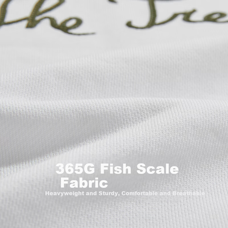 CABBEEN 365g Fish Scale Fabric Men's Sweatshirt with Auspicious Clouds and CABBEEN C Creative Window Flower Design Autumn Long Sleeve Sweatshirt