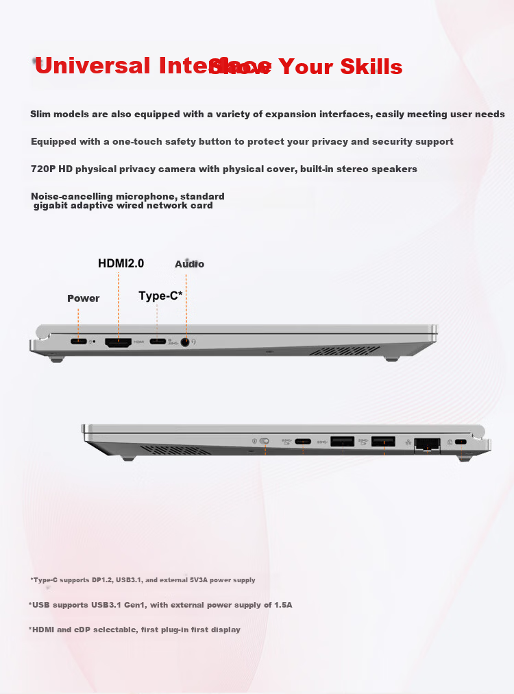 Lenovo Zhaoyang CF4720J Laptop Domestic Xinchuang Independent Feiteng D2000 16GB RAM 1TB Domestic HDD 4GB Dedicated Graphics Kirin V10 Trial Version 4
