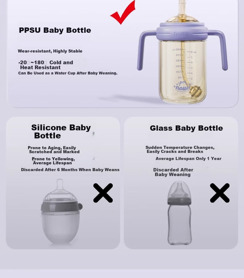 NOURI Dream Planet Series Baby Bottle Original Angled Nipple Size S 0-3 Months Single Pack 14