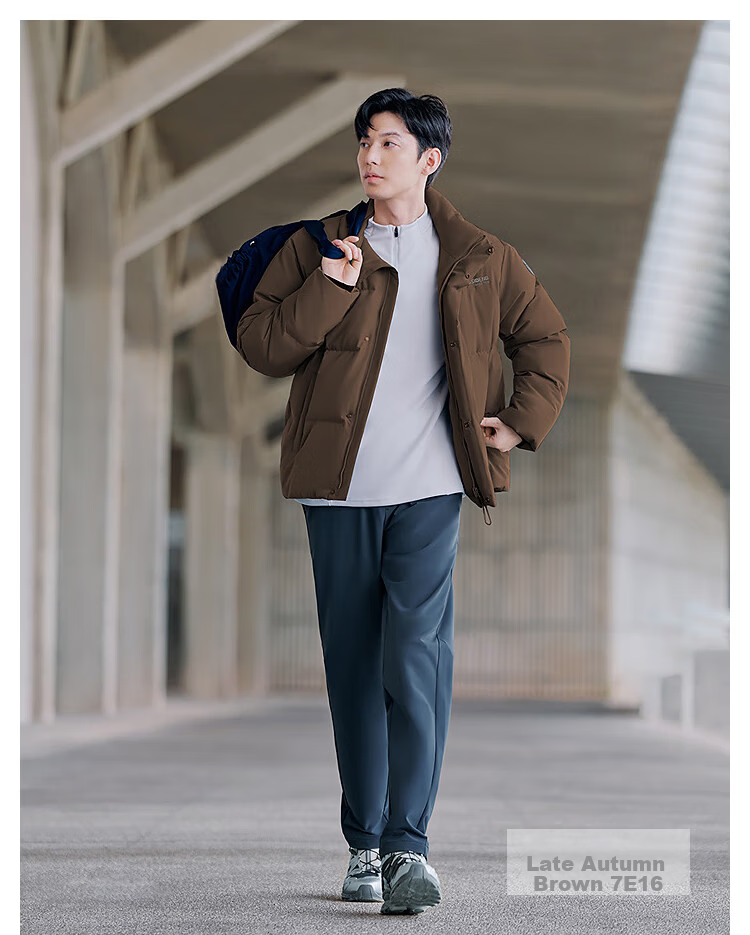 BOSIDENG Winter Down Jacket Unisex Slim Fit Short 90% Down Thickened Sports Puffer Coat 20