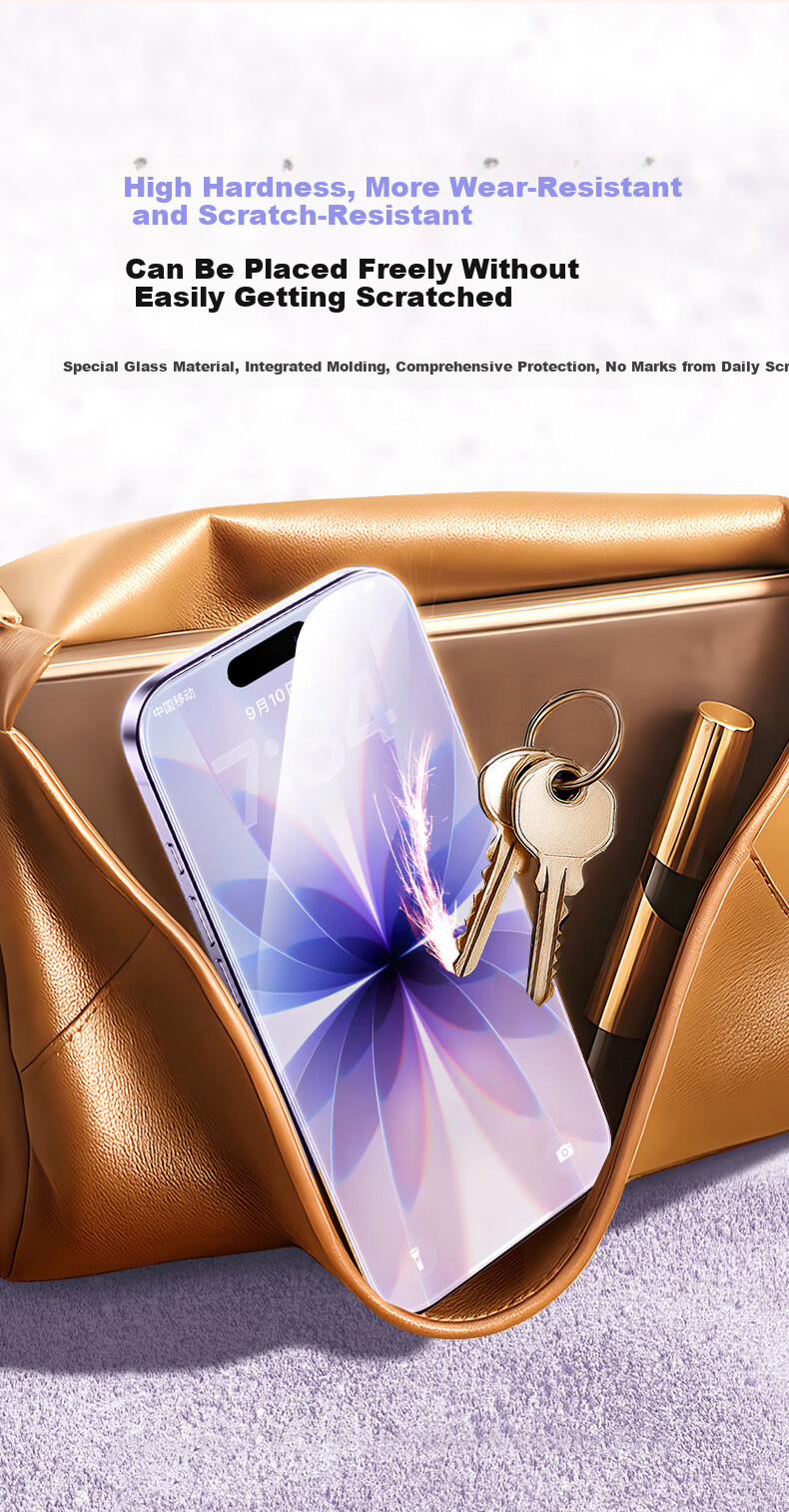 DIVI New Matte Privacy Screen Protector for iPhone 15/16 Anti-Spy Tempered Glass Matte Film, Anti-Fingerprint Gaming Protective Film, 2-Pack Dust-Free Packaging 11