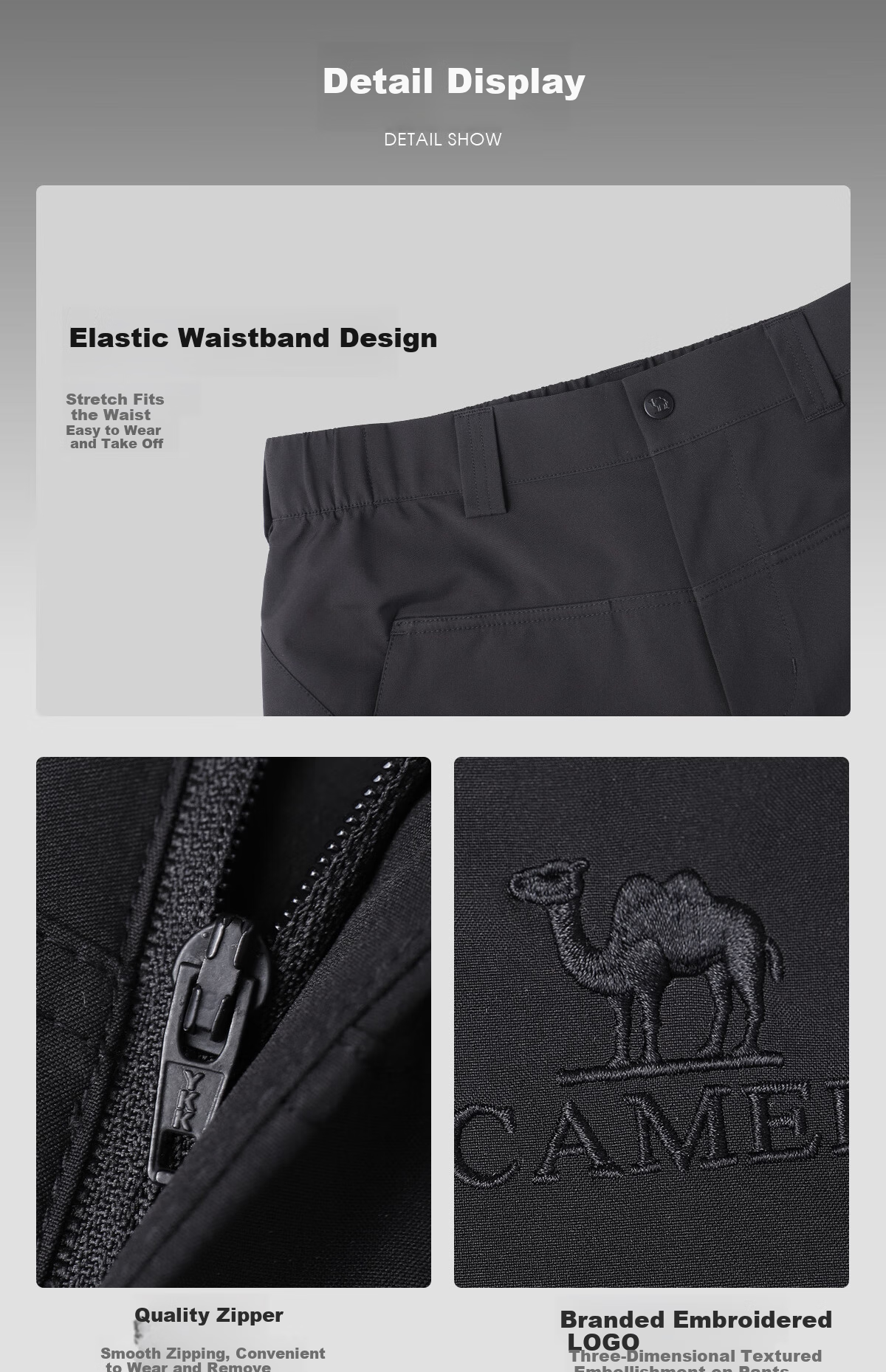 CAMEL Dilireba Edition Women's Softshell Pants 2025 New Outdoor Windproof Water-Repellent Breathable Trousers 6001 19