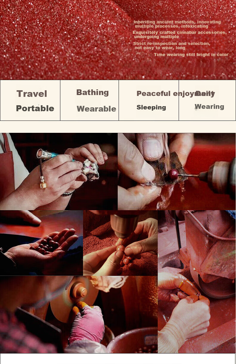 Benmingtang Year of the Horse Red String Bracelet for Women with Safety Buckle and Natural Cinnabar Beads Birthday Gift for Girlfriend Wife 12