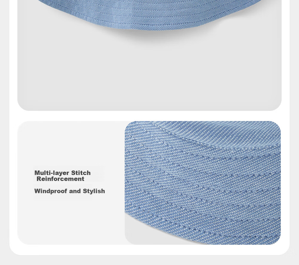 YEEHOO Baby Hat Spring Summer Boys' Casual Denim Bucket Hat 10