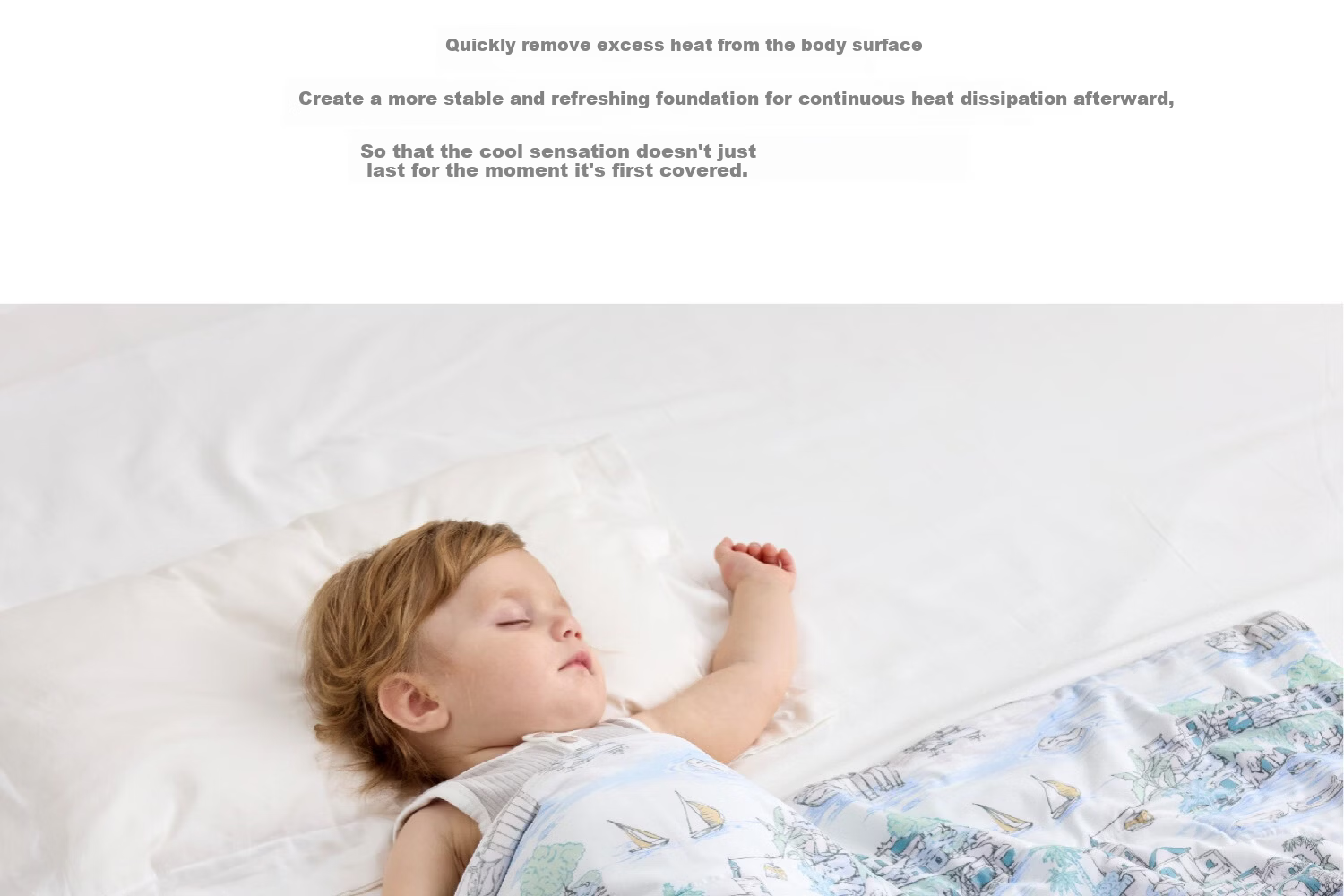DOMIAMIA Summer Cooling Baby Quilt Antibacterial Air Conditioning Blanket for Newborns, Children's Cooling Quilt, Class A, Tengling 120 14