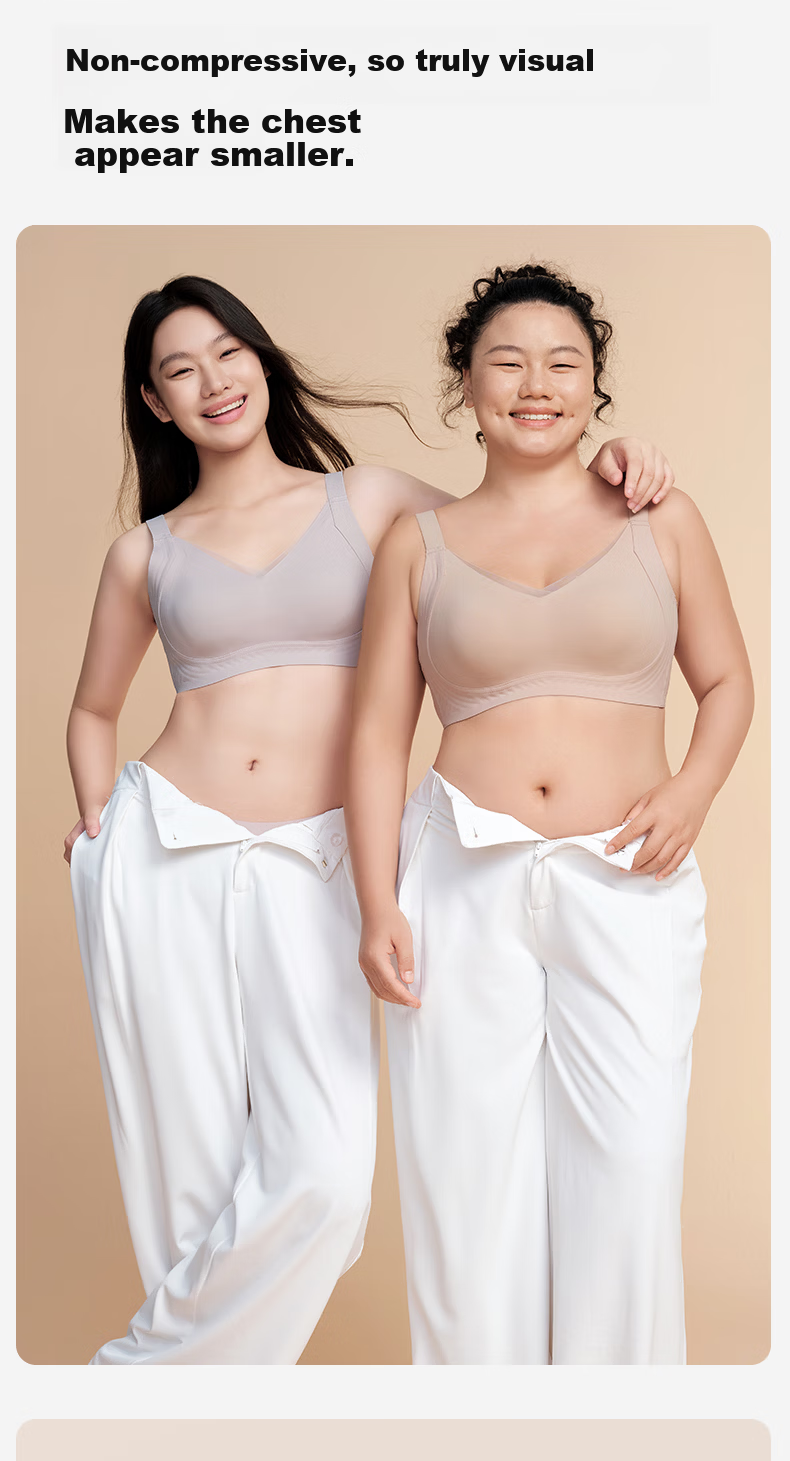 GRACEWELL Invisible Seamless Bra Foundation Liquid Large Size Anti-Sagging Nude Skin 80D [36/80DE] 5
