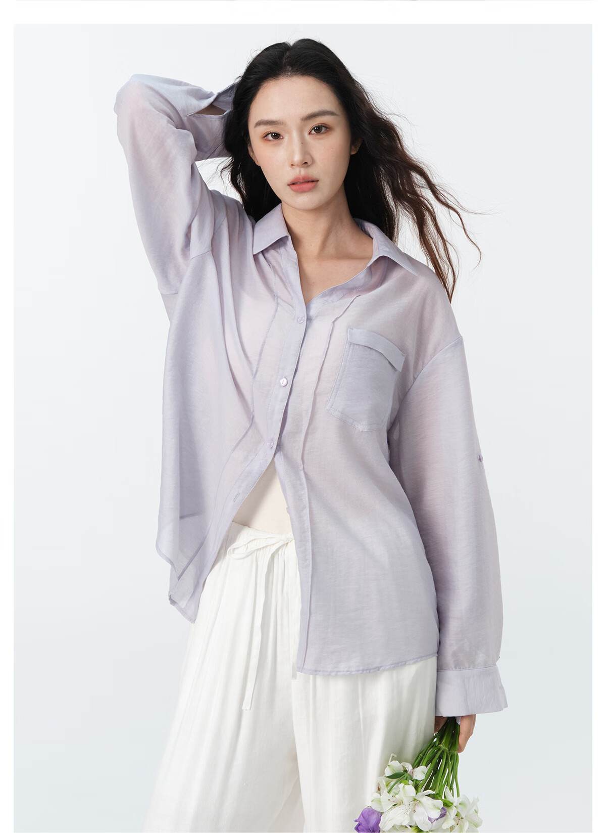 RA&RN RARN/Love Like You Lightweight Lapel Lyocell Shirt 12