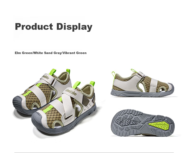 Ginoble Baby Walking Shoes 2026 Summer New Breathable Sandals for Boys and Girls 1-5 Years GW1873 Light Purple 19