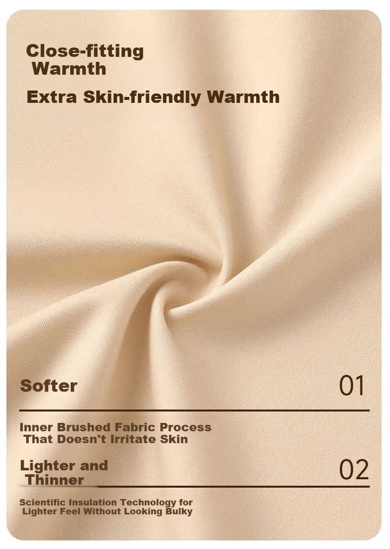 GUJIN Seamless Thermal Vest for Women with Chest Pad, Bra-Free Autumn Winter Integrated Base Layer Underwear 4