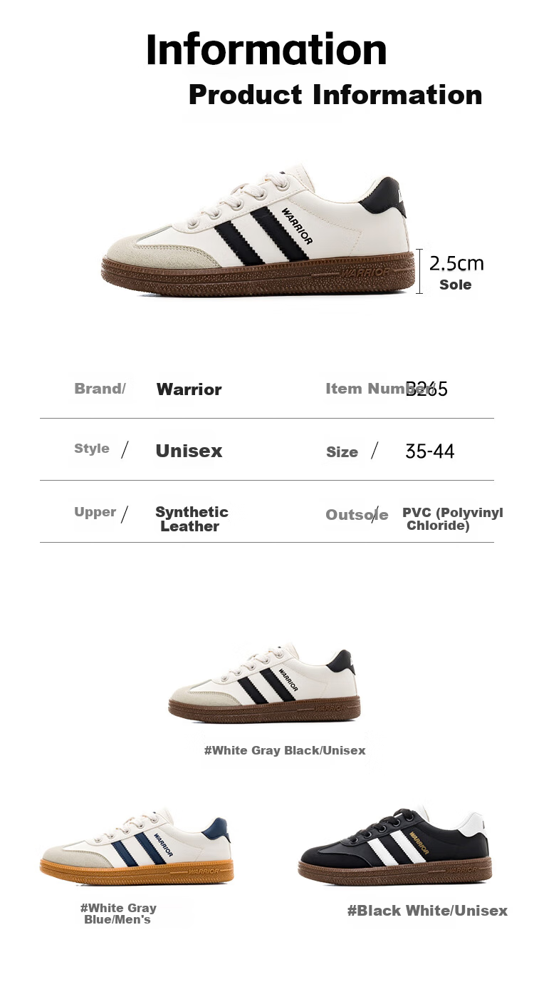Warrior Official Women's Shoes 2026 New Summer Casual Sneakers for Women Simple Leisure Shoes White Gray Black Size 35 5
