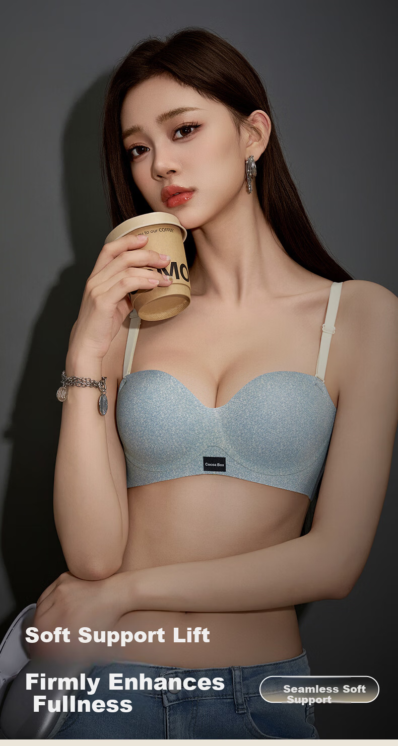 Herbal Original Color Women's Round Cup Small Bust Enhancing Push-Up Anti-Sagging Soft Support Sexy Bra 2026 Spring New Arrival 1