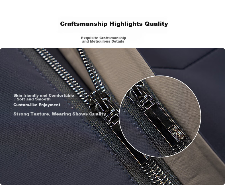 Pierre Cardin Men's High-End Spring Jacket Detachable Hood Wrinkle-Resistant Luxury Spring Autumn Coat 4