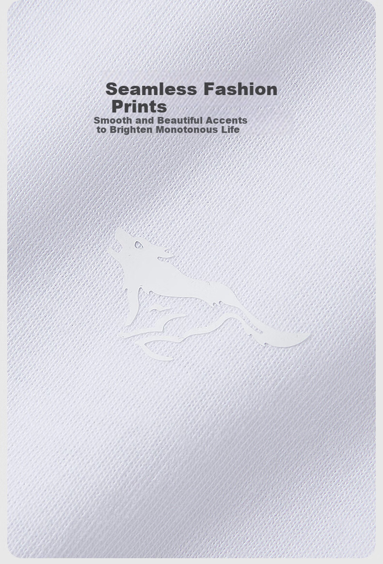 Seven Wolves 100% Cotton Men's Long Sleeve V-Neck T-Shirt Solid Color Sportswear Basic Shirt 16