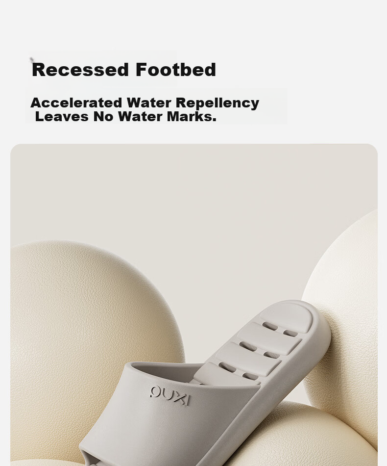 Puxiqin Refreshing Bathroom Slippers Indoor Home Summer Non-Slip Quick-Dry Drainage Shower Hollow Sanitary Cool Slippers for Women 7