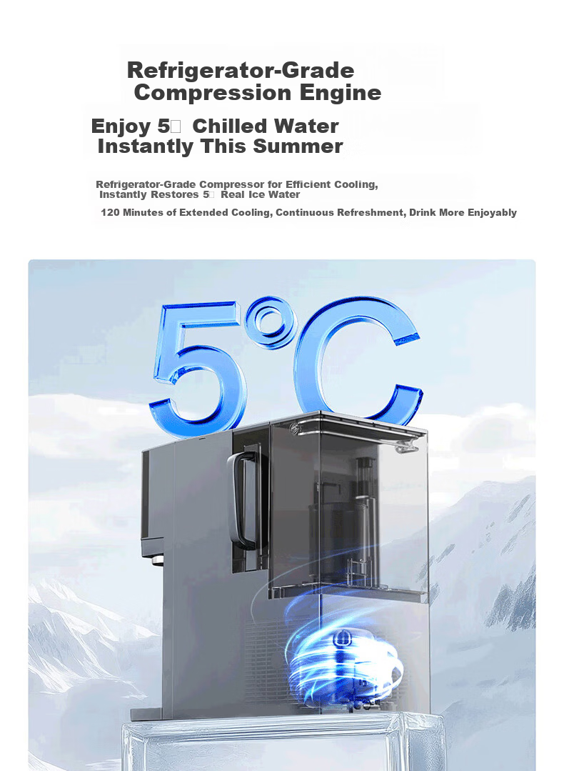 Vanward Desktop Water Purifier Galaxy Ice Maker Home Water Filter No Installation Instant Hot Drinking Machine A1-STR100 12