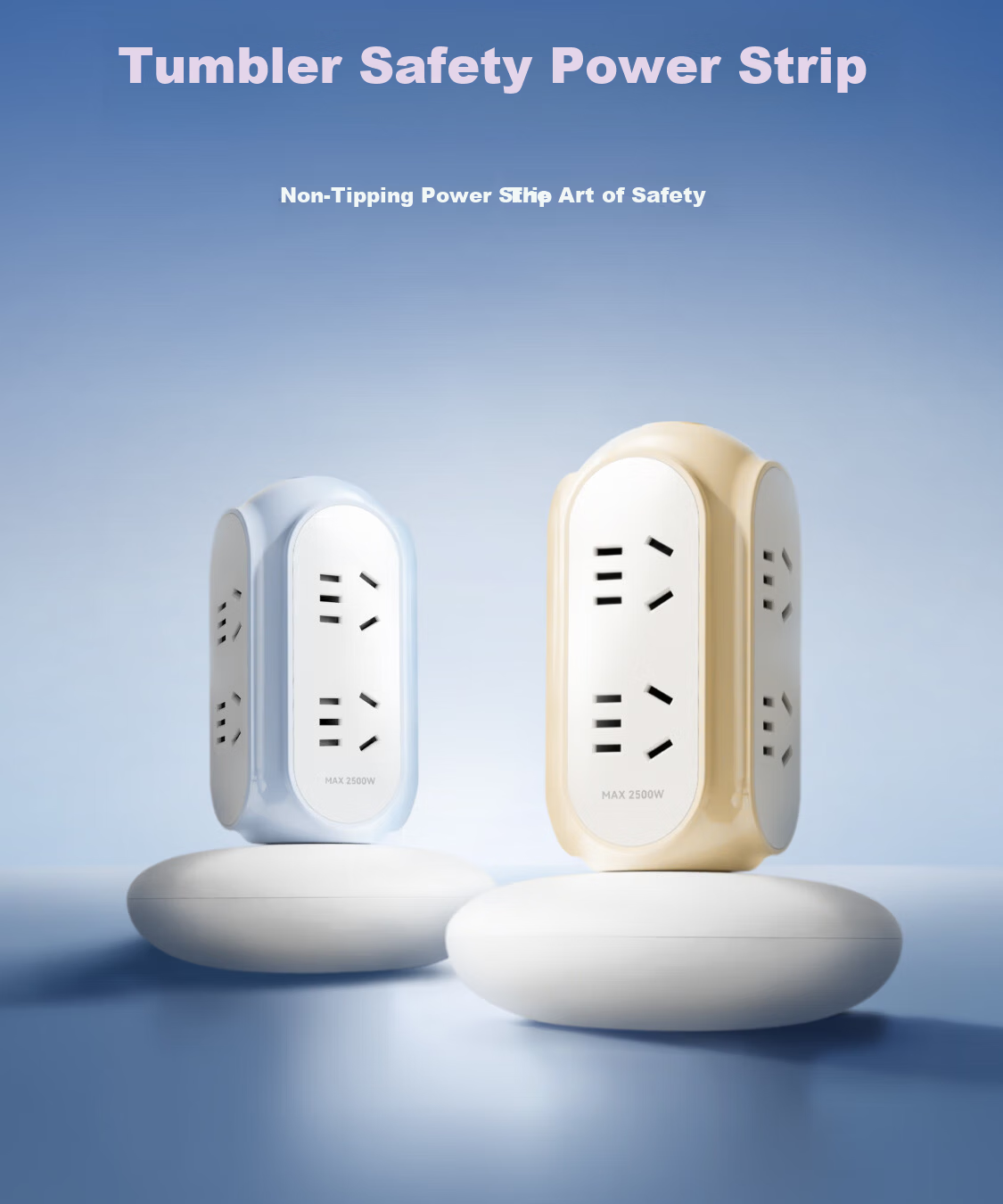 MIAOLAB Vertical Power Strip Socket High-End Fast Charging Desktop Charging Station for Home Office Compatible with Apple 17 Charger Huawei Xiaomi Tablet 3