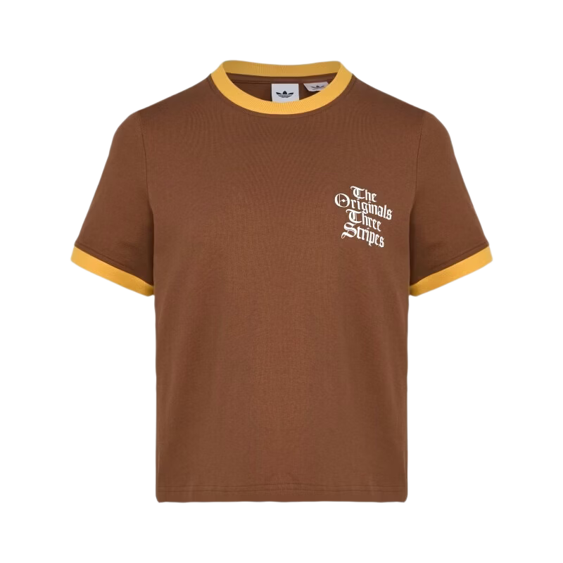 Adidas Originals Women's OG W TEE SS 2 Short Sleeve T-Shirt KT3061 Dark Brown M