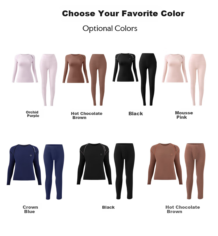 Urban Beauty Nazha Style Goose Down Silk Thermal Fleece Lined Thickened Women's Autumn Thermal Underwear Set 2XL 18