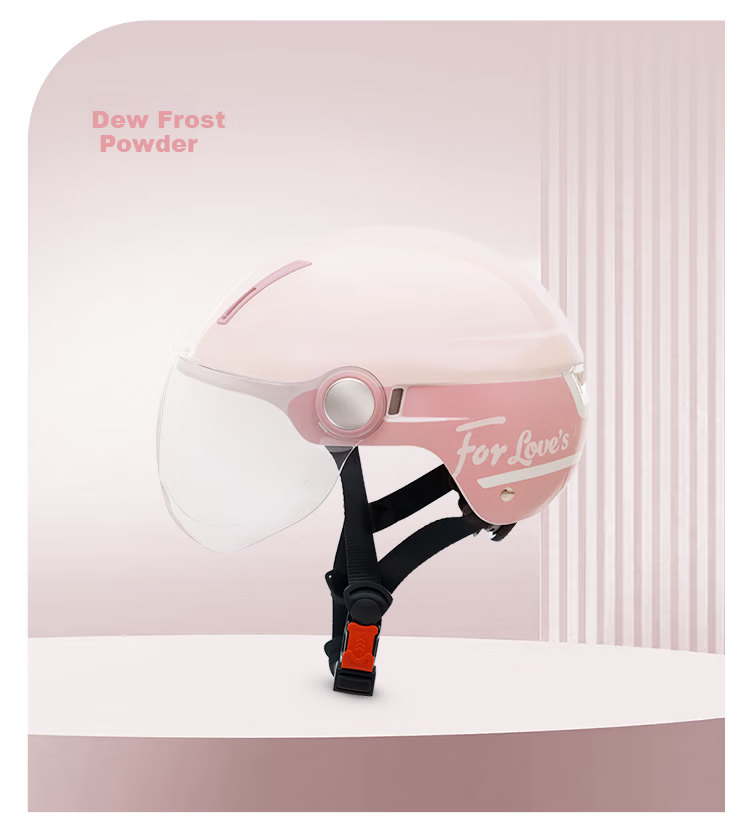 Aima Electric Scooter Helmet Half Helmet Summer Fashion Lightweight Electric Bike Helmet Motorcycle Safety Helmet Four Seasons Universal E12 Coconut Purple 11
