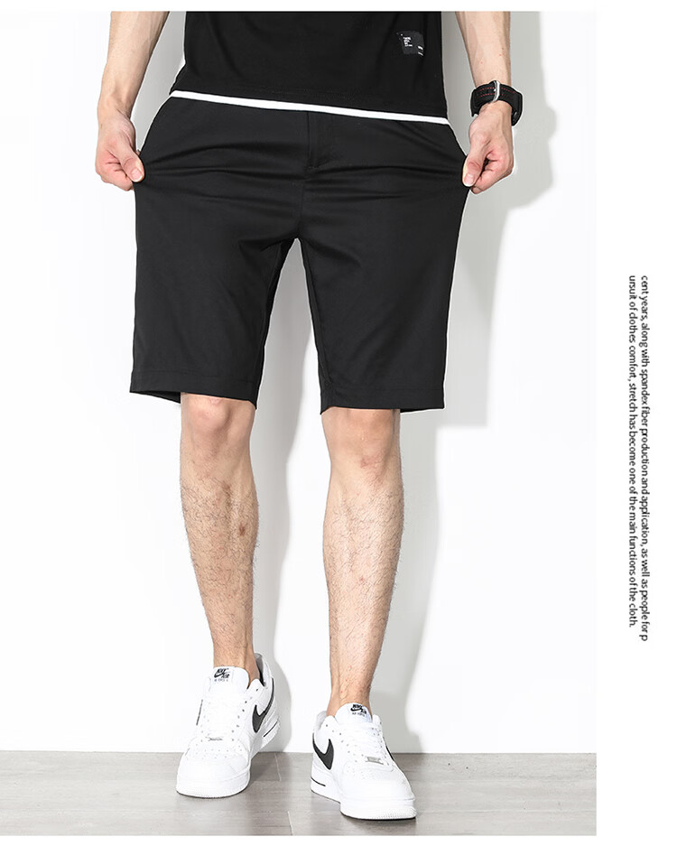 Hodo Men's Summer Casual Fashion Cotton Cargo Comfortable Breathable Versatile Five-Point Sports Shorts 18