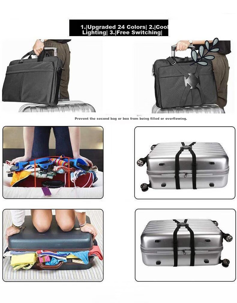 JAJALIN Elastic Luggage Cover Protective Dustproof Waterproof Wear-Resistant Starry Sky Pattern L Size 26-28 Inch Suitcase 7