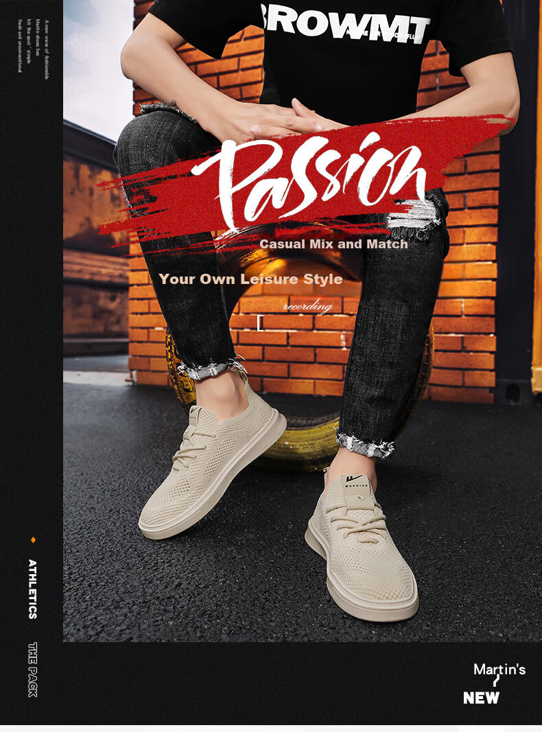 Huili Men's Shoes, Old Beijing Cloth Shoes, 2026 Summer New Style Men's Breathable Lightweight Mesh Casual Shoes, Black, Size 41 1
