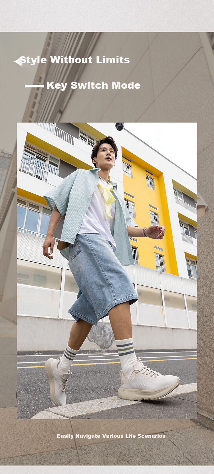 ERKE Men's Casual Shoes Summer New Breathable Comfortable Outdoor Sports Shoes Thick Sole Lightweight Dad Shoes | Changxing 10