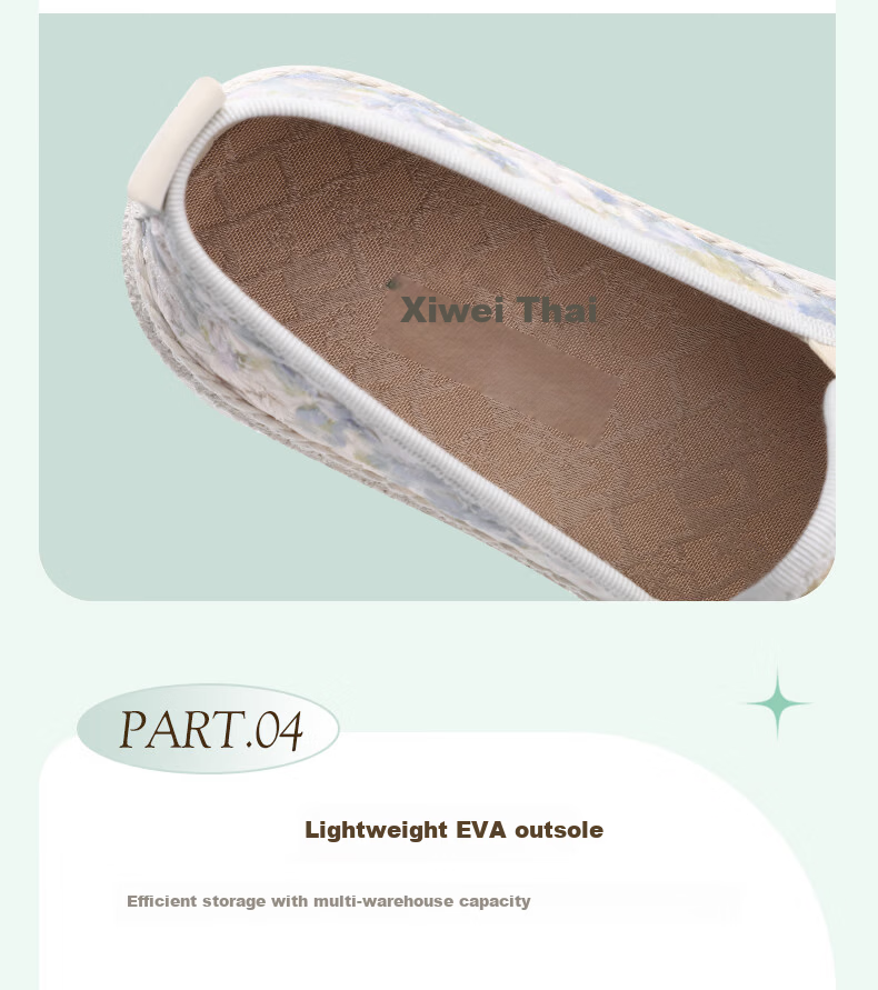 Taiheyuan Spring Summer Women's EVA Soft Sole Non-Slip Comfortable Casual Slip-On Thick Sole Lightweight Fisherman Shoes 9