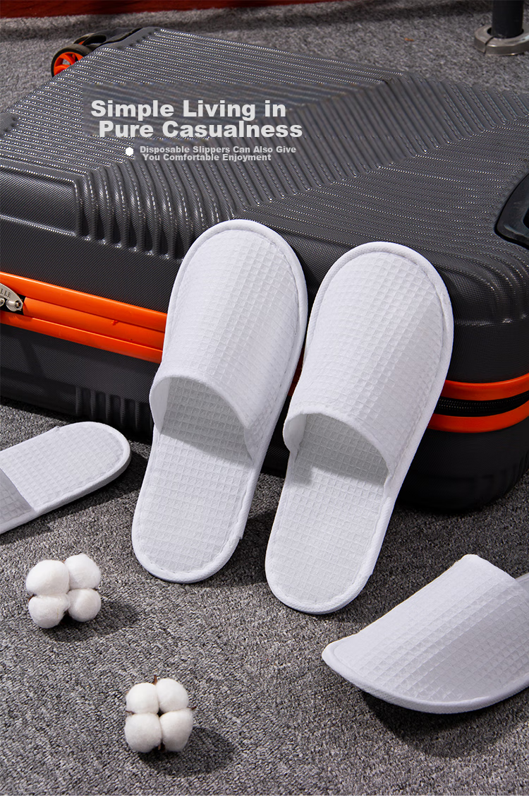 JAJALIN Disposable Slippers [10 Pairs], Guest Slippers, Hotel And Beauty Salon Non-Slip Shoes, Thickened Portable Slippers 1