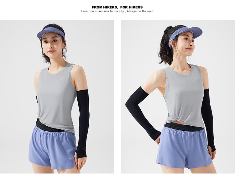 Toread Men's Quick-Dry Sleeveless T-Shirt Summer Lightweight Trail Running Moisture-Wicking Breathable Vest Yunxiao Blue 2XL 27