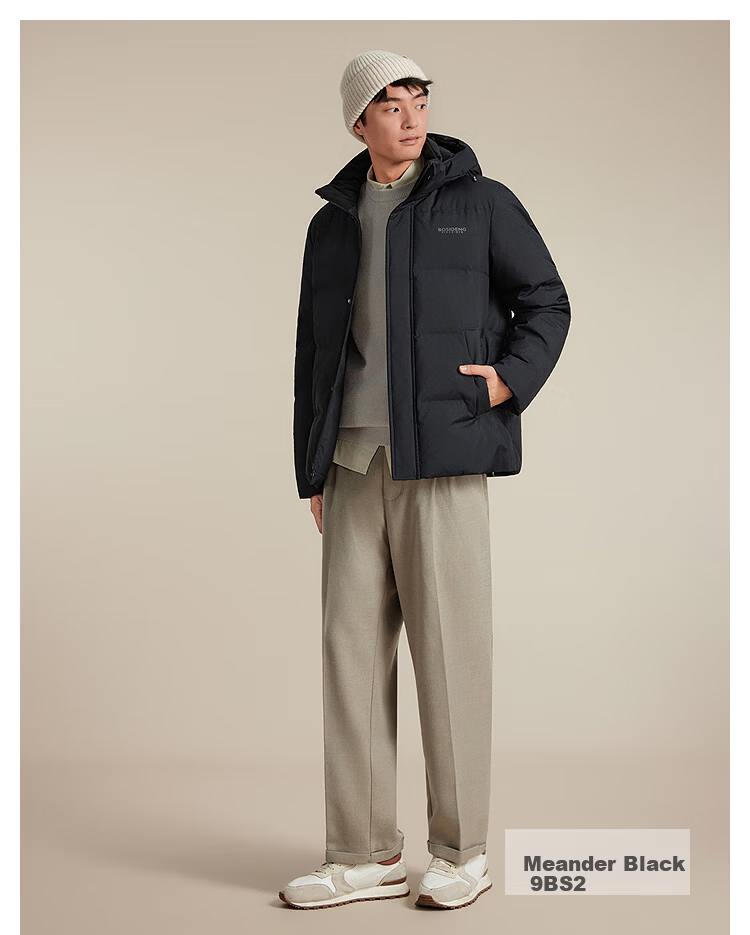 BOSIDENG Best-Selling Men's Down Jacket Business Coat Hooded Men's Business Jacket Hot Sale in Mall 15