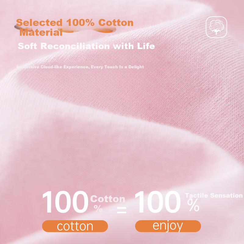 Yiershuang 100% Cotton Women's Home Pants Sleep Shorts Casual Five-Point Cotton Shorts for Outdoor Wear