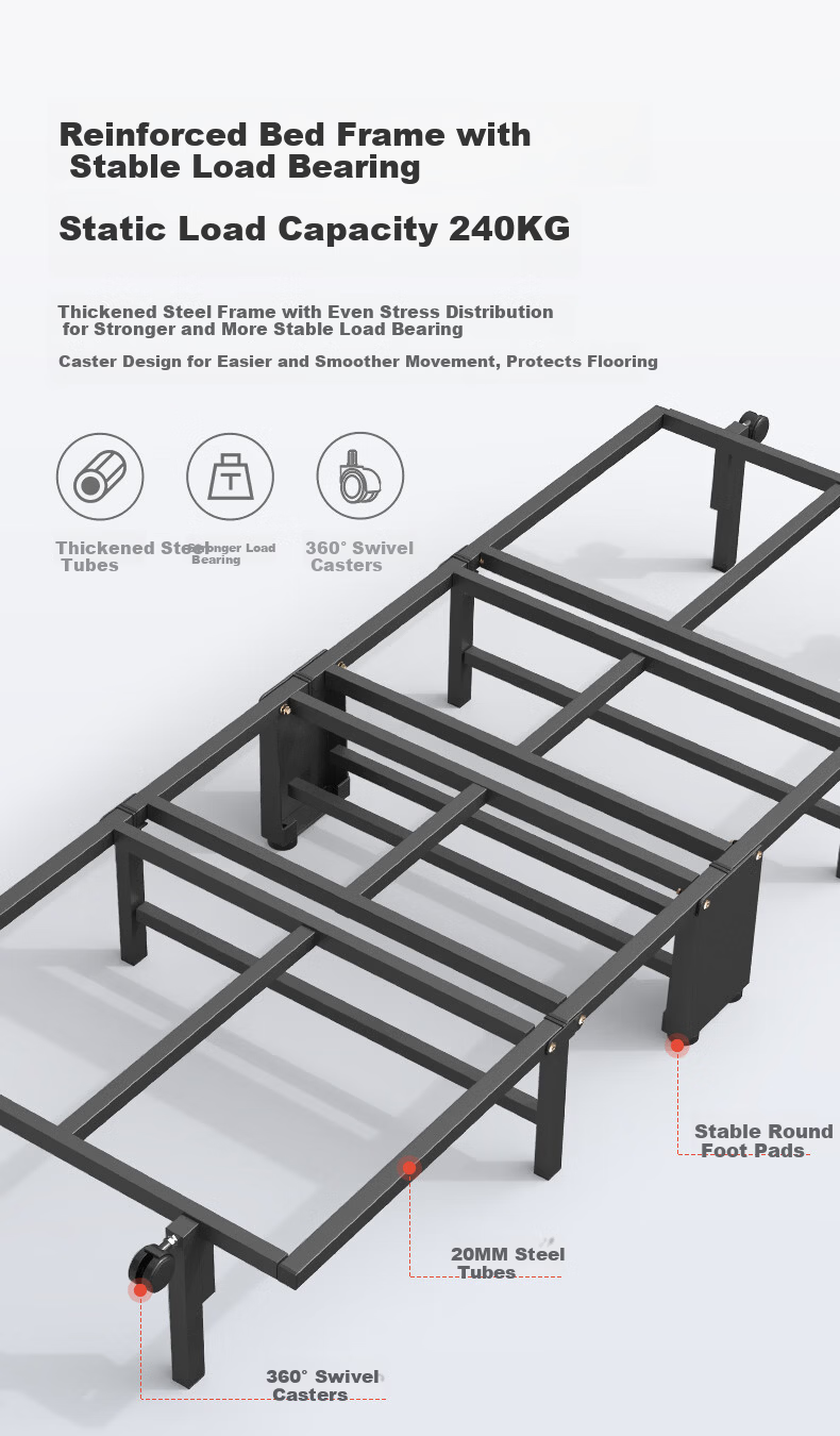 Restar Folding Bed Office Nap Essential Hospital Companion Bed Comfortable Wooden Sponge Single Nap Bed 60cm 4