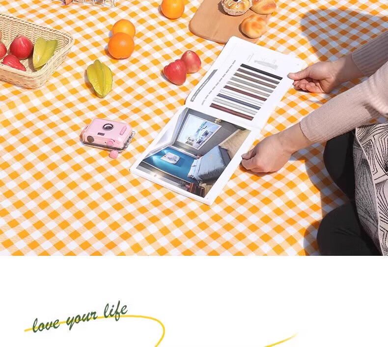 Letide Picnic Mat Aluminum Foil Thickened Camping Mat Moisture-Proof Ground Mat Outdoor Picnic Blanket Lawn Mat Tent Mat 8