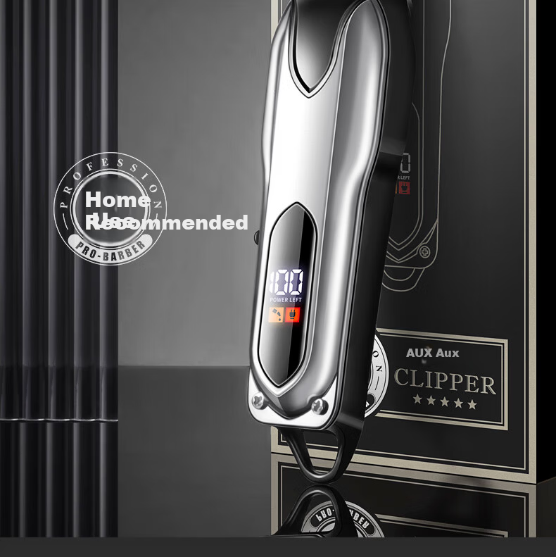 AUX Hair Clipper Electric Hair Trimmer Home Use Professional Haircut Kit for Adults, Children, and Babies Men's Electric Haircut Machine Complete Set Father's Day Gift 7