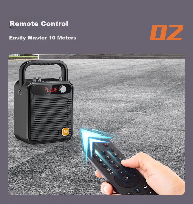 Jinzheng S59 Wireless Bluetooth Speaker Portable Outdoor Square Dance Mini Speaker Home Music Player Card U Disk High Volume Deep Bass Subwoofer Stall WeChat Payment Speaker 11