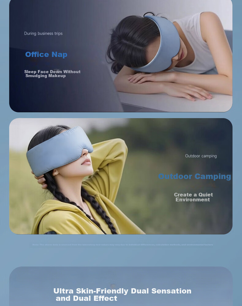 Unokang Gravity Sleep Eye Mask Deep Sleep Pressure Technology Sleep Aid Light Blocking Micro-Pressure Relieves Eye Fatigue for Men and Women 18