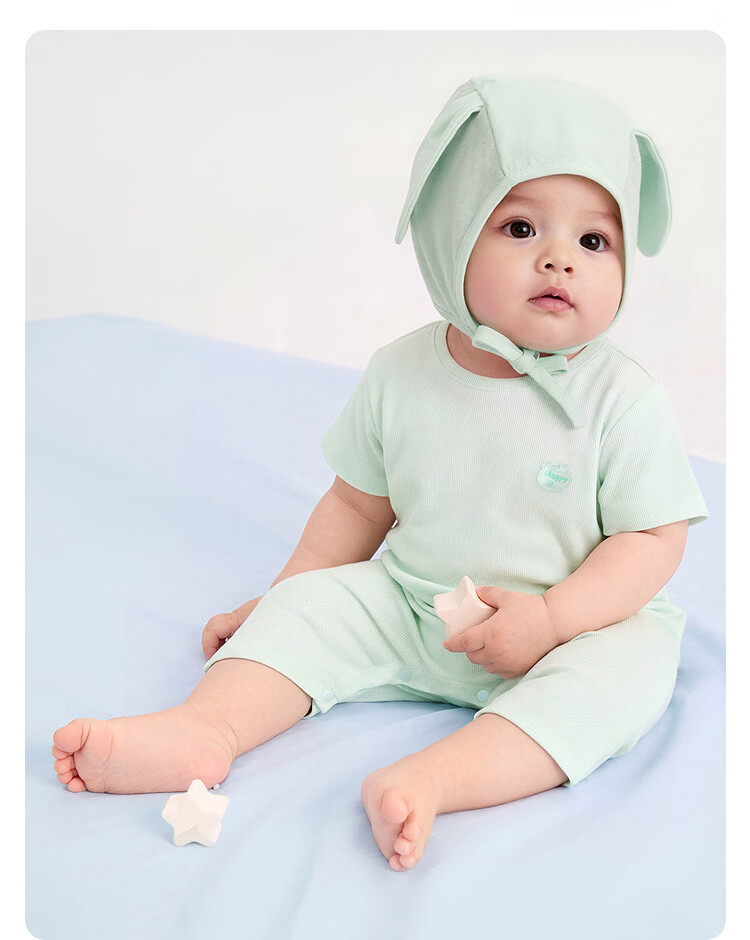 Balabala [balaOne] Baby Romper Infant Jumpsuit 2026 Soft Skin-friendly Comfortable Cute 23