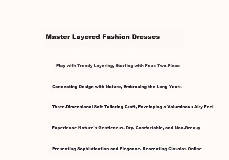 Demana Faux Two-Piece Layered Effect Summer Round Neck Cloud Cotton Denim Patchwork Mid-Length Women's Knit Dress 2