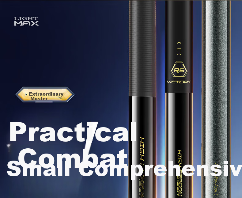 Chuangweiling Tian Feifan Master Ultra-Light Multi-Purpose Fishing Rod Super Light Hard Carbon Crucian Carp Rod 6.3m 23