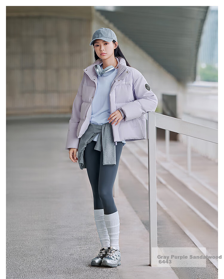 BOSIDENG Winter Down Jacket Unisex Slim Fit Short 90% Down Thickened Sports Puffer Coat 17