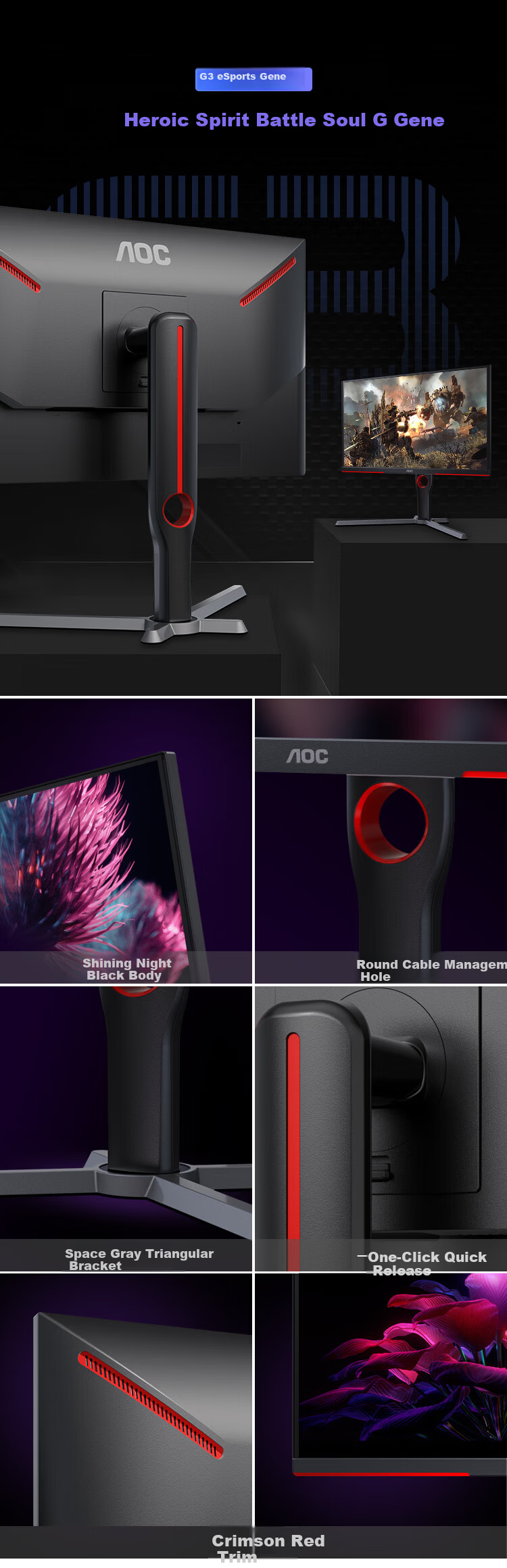 AOC 24.5-Inch 420Hz FastIPS LCD, 1ms Response Time, HDR400, Hardware Low Blue Light, Gaming And E-Sports Computer Monitor, Zeus Shield 25G 4K 3