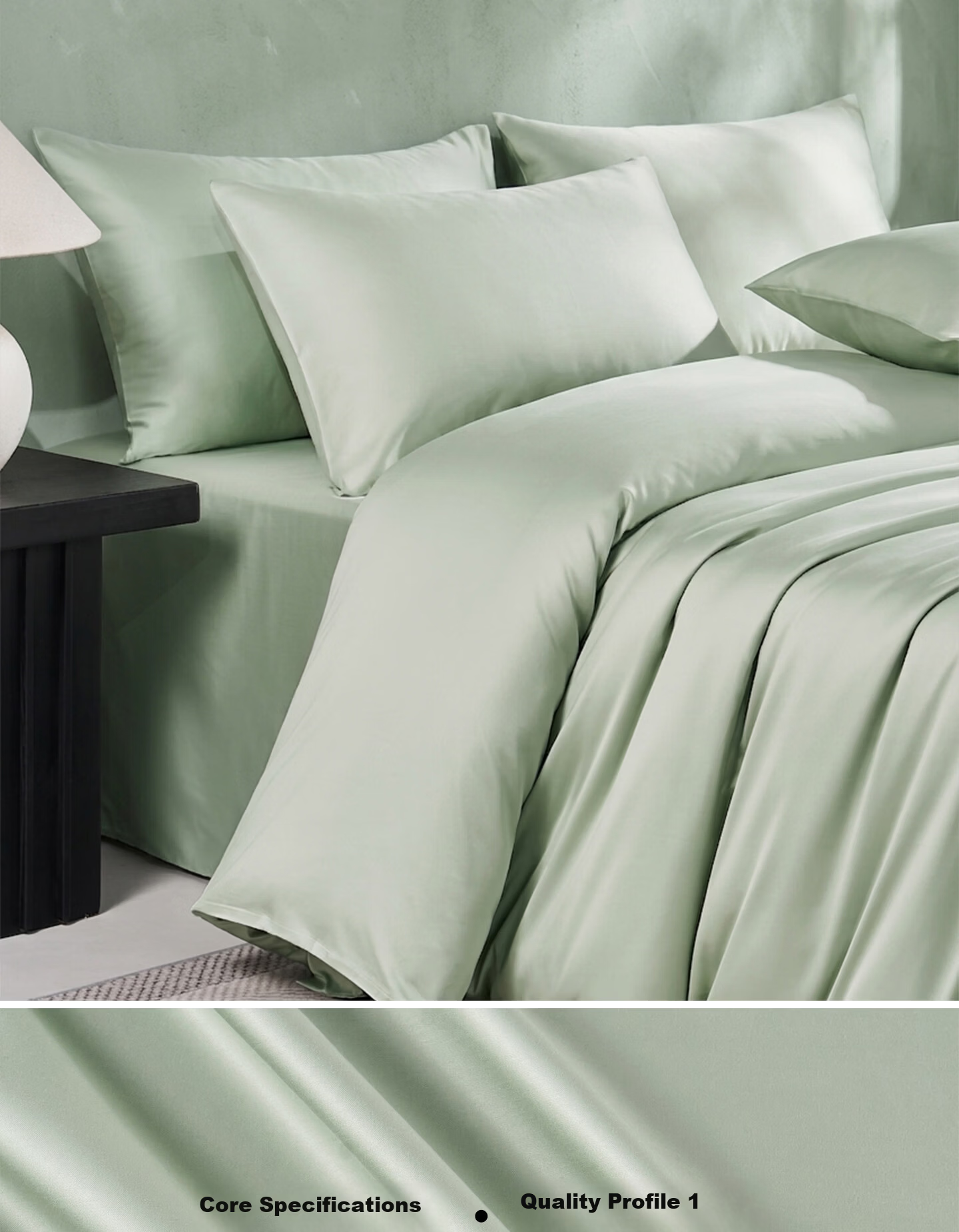 JIEBO 60-Piece Pure Cotton Bedding Set, Class A Long-Staple Cotton High-End Luxury Bed Sheet Set, Duvet Cover 220×240cm for 2.0/2.2 Meter Bed 4