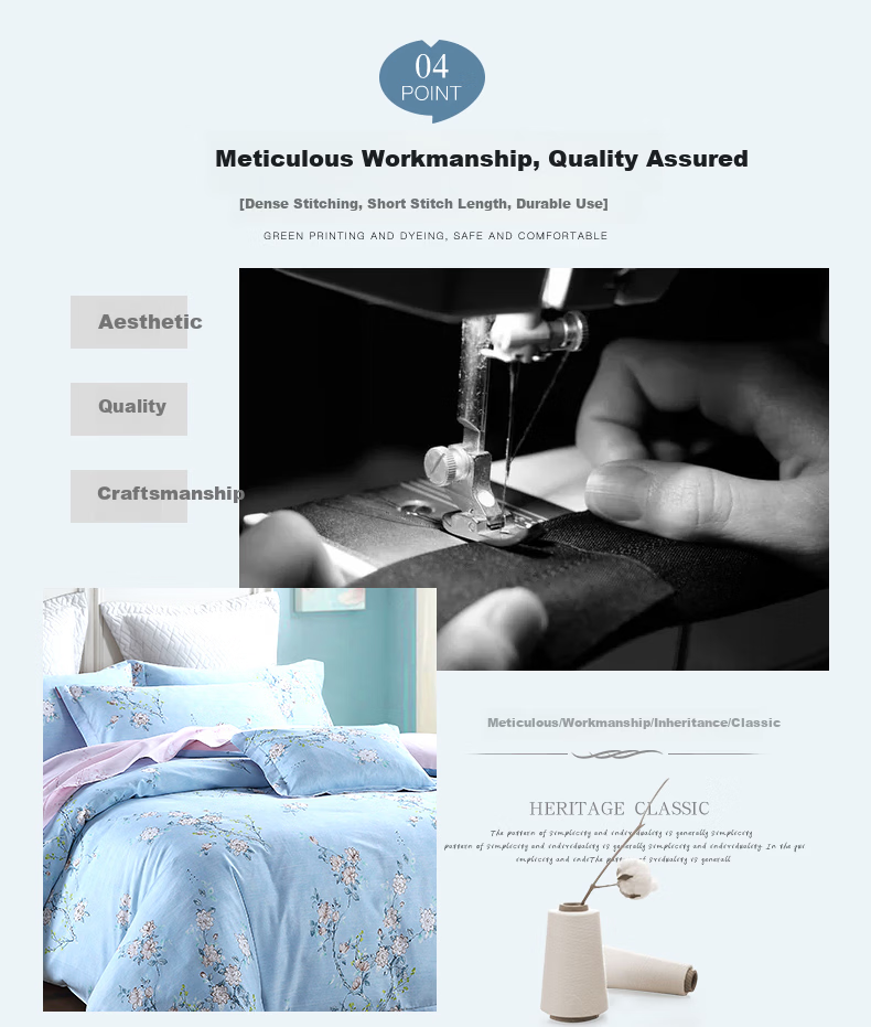 Hengyuanxiang Pure Cotton Duvet Cover, Single Piece, 100% Cotton, Printed Quilt Cover, Single Bed Quilt Cover, 180*200cm 10
