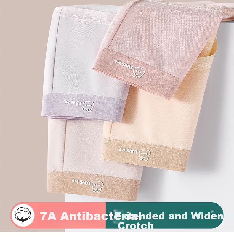 Dingguagua Girls' Seamless Underwear for Children And Teens, Antibacterial Triangle Panties for School-Age Girls Aged 10 to 14 during Puberty 18