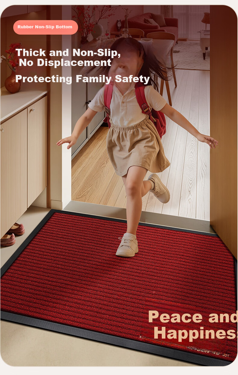 Baineng Safe Entry High-End Door Mat 2026 New Model Entrance Floor Mat 80x120cm 5
