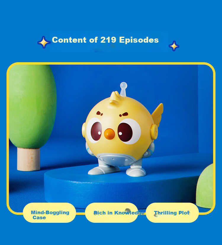 Kaishu Storytelling Pocket Detective 1-3 Collection Jifeifei Early Education Machine Children's Enlightenment Educational Toy Birthday Gift for Boys and Girls 4