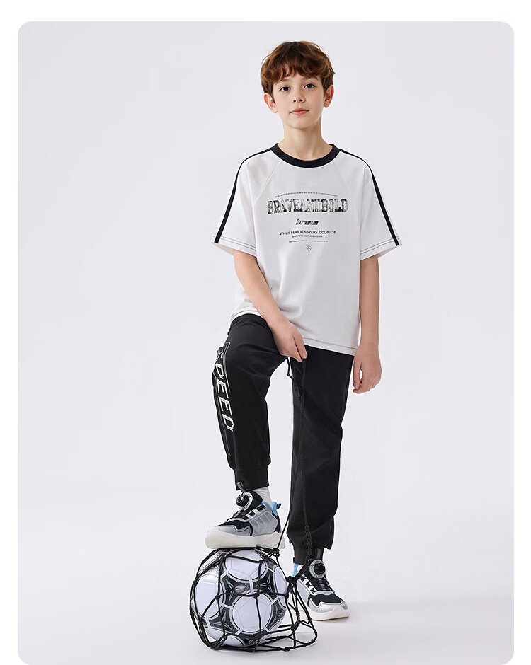 Balabala【balaOne】Kids Short Sleeve T-Shirt Boys Girls 2026 Summer Quick-Dry Cooling Tee 23