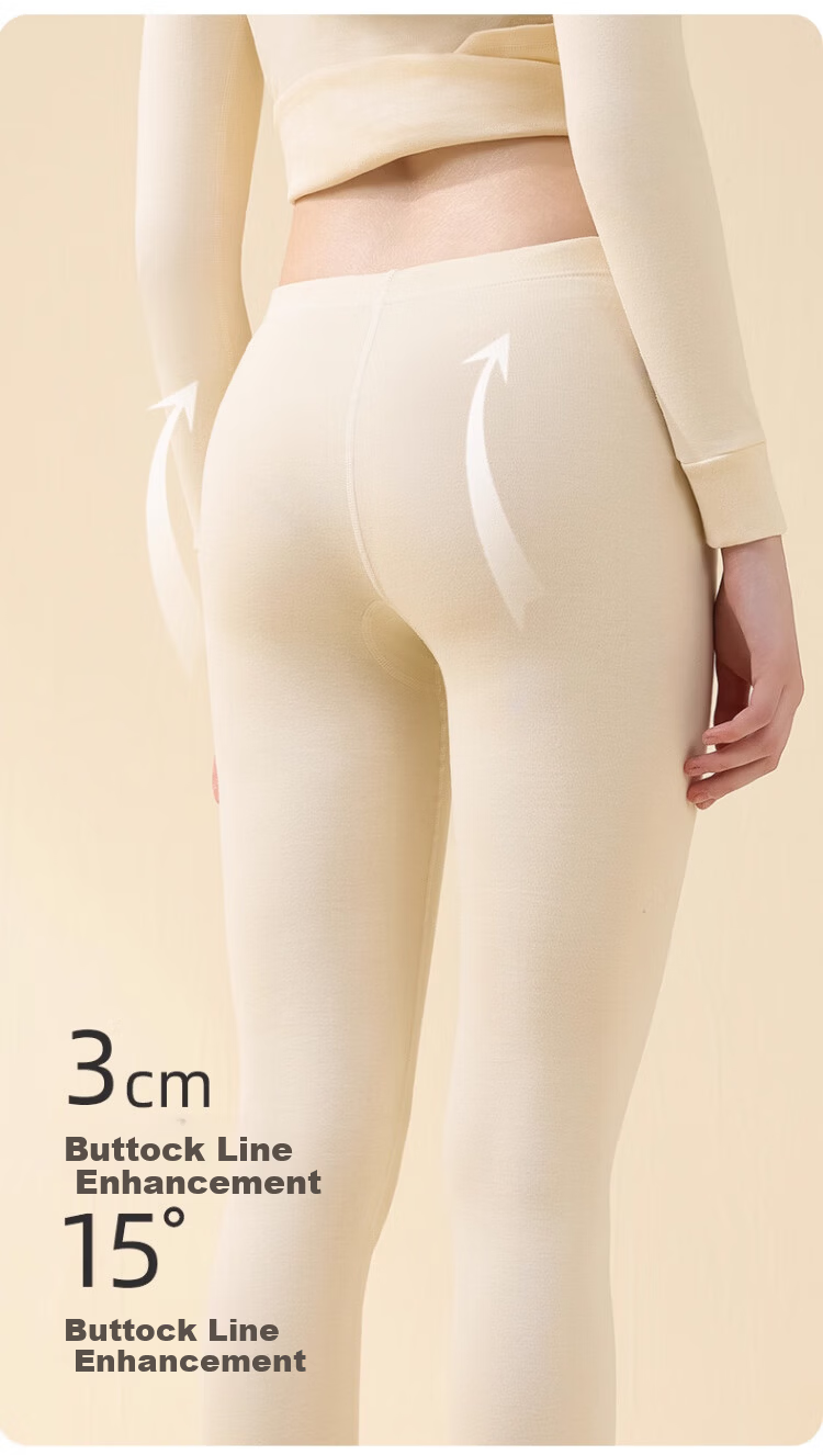 LangSha Women's 2-Pack Pure Cotton Autumn Thermal Pants 10A Antibacterial Thin Warm Underwear Plus Size 2026 New Arrival 14
