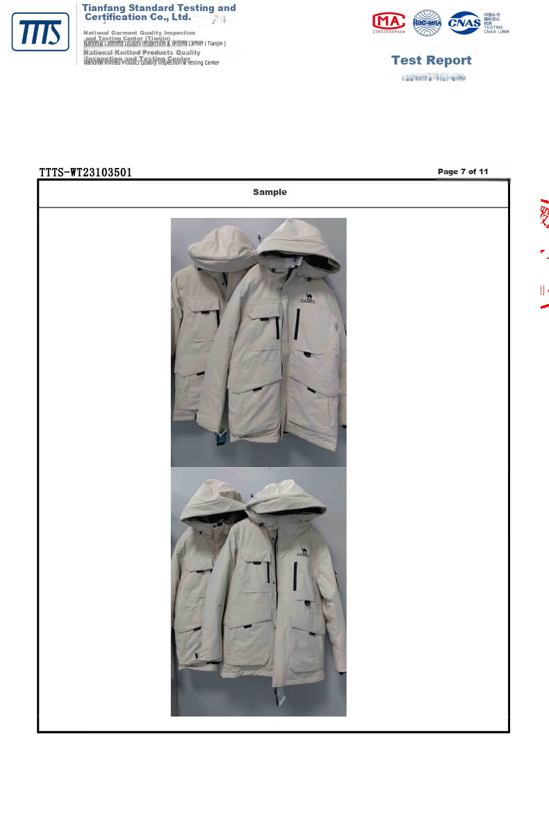 CAMEL [Guanghan Palace] Outdoor Waterproof Windproof Thickened Three-Protection Workwear Down Jacket for Men and Women N133 26